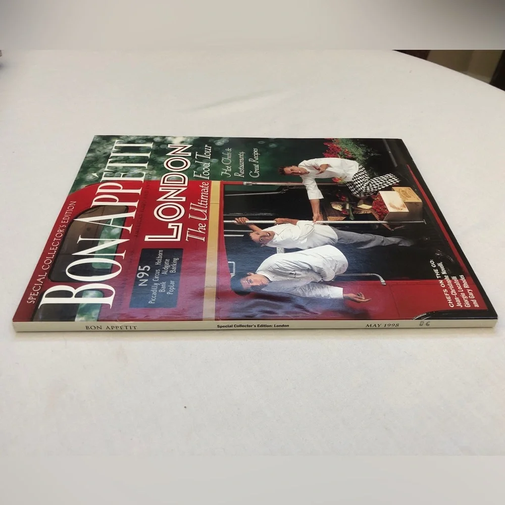 Bon Appetit London Special Collector's Edition May 1998 Vol 43 No 5 Recipes